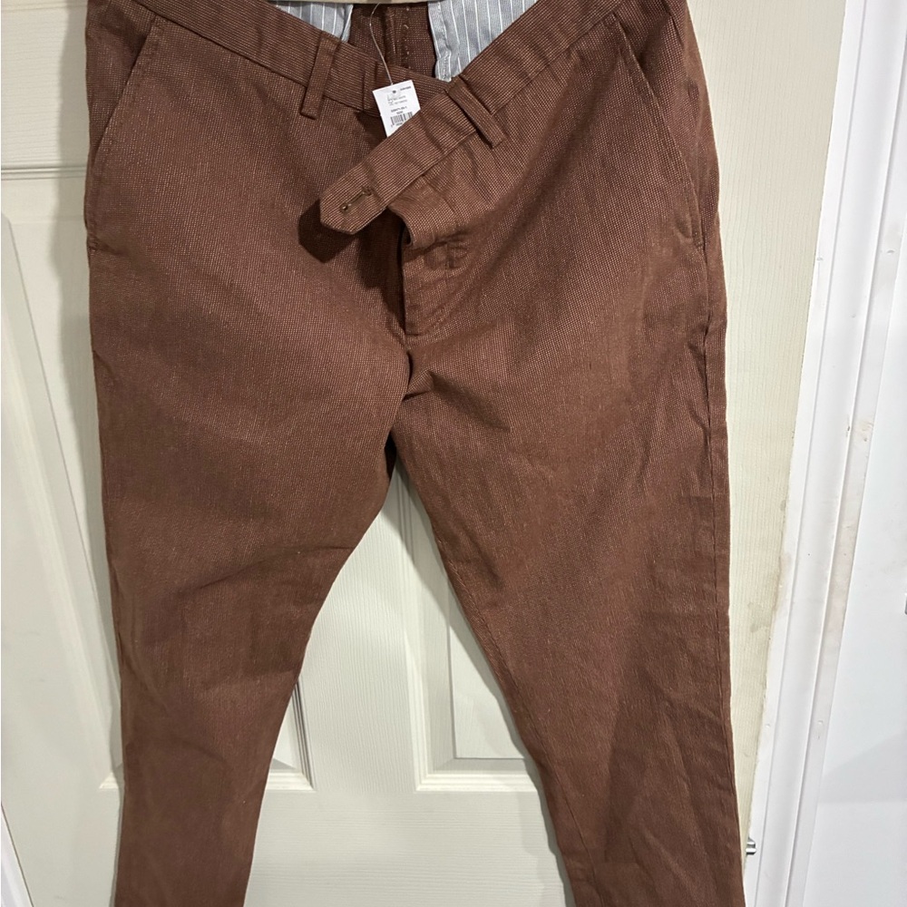 Banana Republic Men's Rust Brown Chino Pants